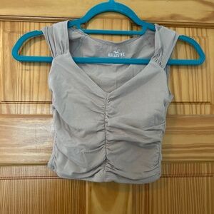 Rouche crop top